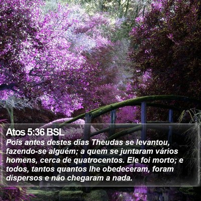 Atos 5:36 BSL Bible Verse Image