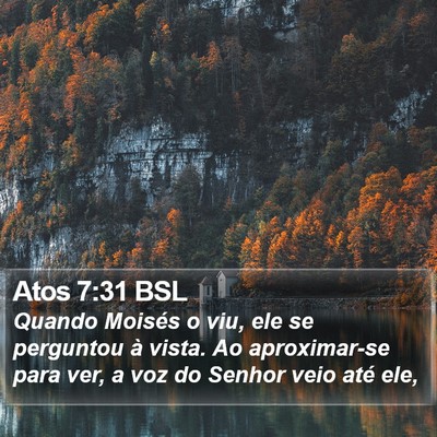 Atos 7:31 BSL Bible Verse Image
