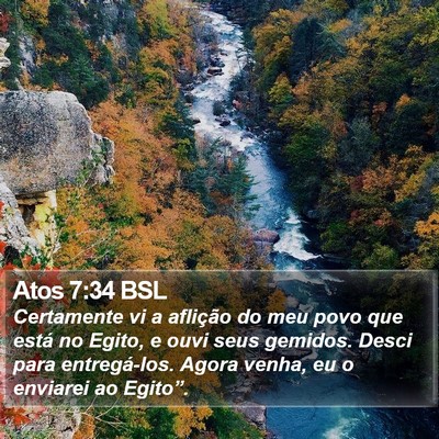 Atos 7:34 BSL Bible Verse Image