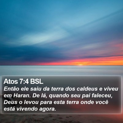 Atos 7:4 BSL Bible Verse Image