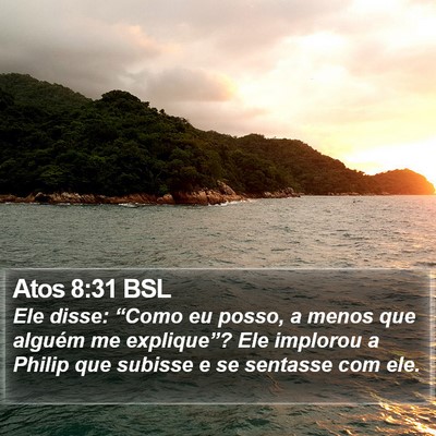 Atos 8:31 BSL Bible Verse Image