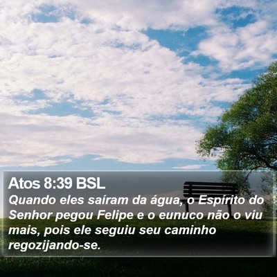 Atos 8:39 BSL Bible Verse Image