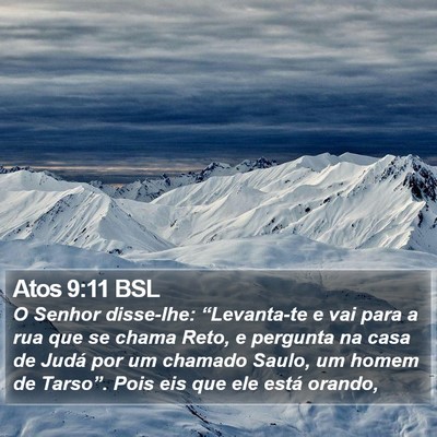 Atos 9:11 BSL Bible Verse Image
