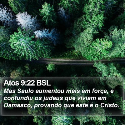 Atos 9:22 BSL Bible Verse Image