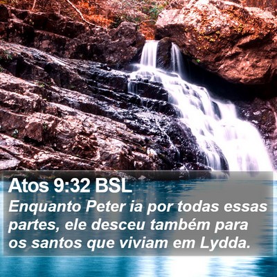 Atos 9:32 BSL Bible Verse Image