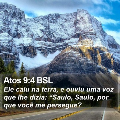 Atos 9:4 BSL Bible Verse Image