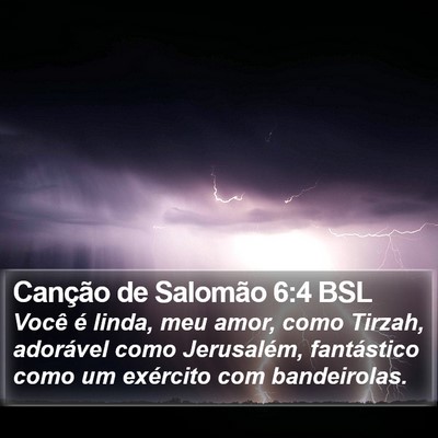 Canção de Salomão 6:4 BSL Bible Verse Image