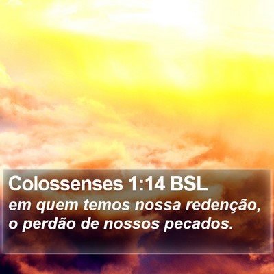 Colossenses 1:14 BSL Bible Verse Image