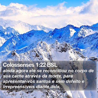 Colossenses 1:22 BSL Bible Verse Image