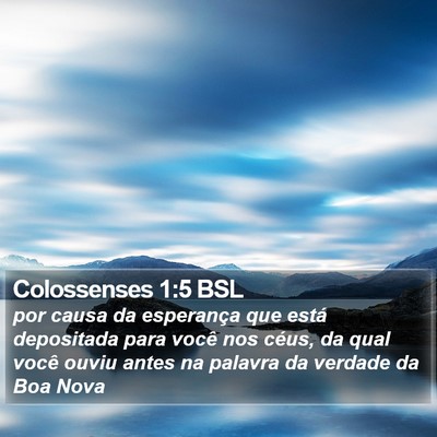Colossenses 1:5 BSL Bible Verse Image