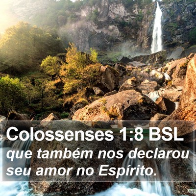 Colossenses 1:8 BSL Bible Verse Image
