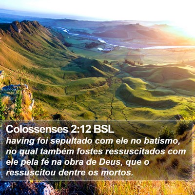 Colossenses 2:12 BSL Bible Verse Image