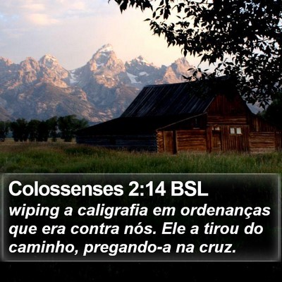 Colossenses 2:14 BSL Bible Verse Image
