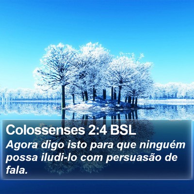 Colossenses 2:4 BSL Bible Verse Image