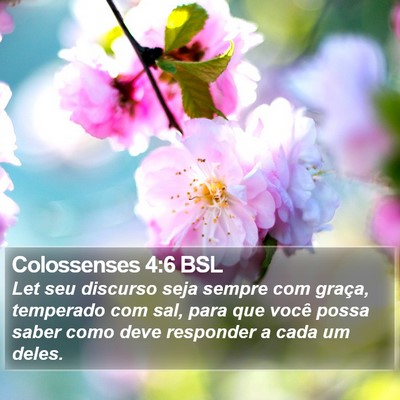 Colossenses 4:6 BSL Bible Verse Image