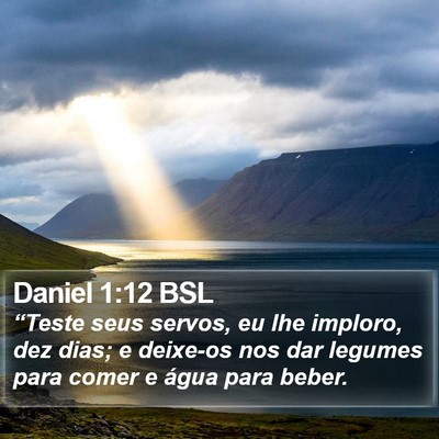 Daniel 1:12 BSL Bible Verse Image