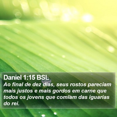 Daniel 1:15 BSL Bible Verse Image