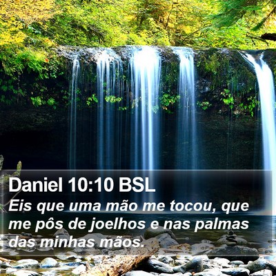 Daniel 10:10 BSL Bible Verse Image