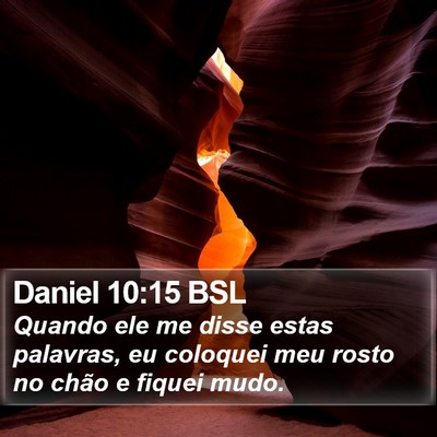 Daniel 10:15 BSL Bible Verse Image