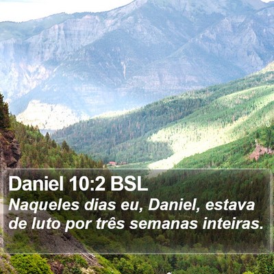 Daniel 10:2 BSL Bible Verse Image