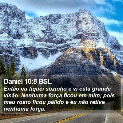Daniel 10:8 BSL Bible Verse Image