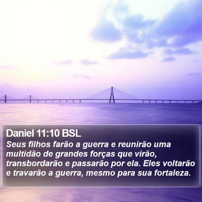 Daniel 11:10 BSL Bible Verse Image