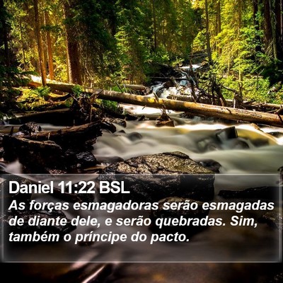 Daniel 11:22 BSL Bible Verse Image