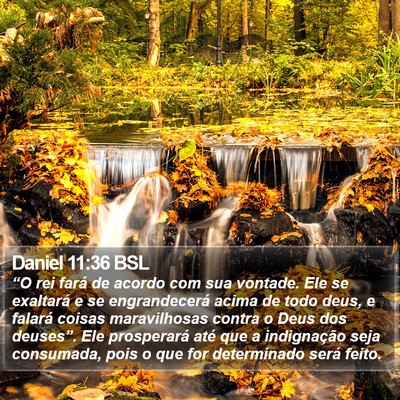 Daniel 11:36 BSL Bible Verse Image