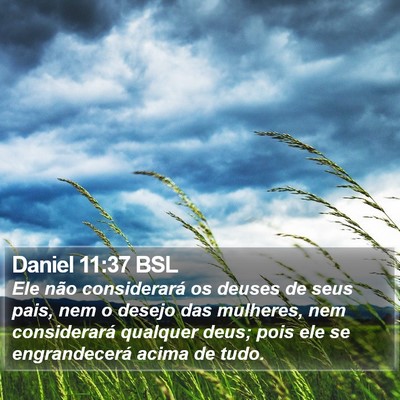 Daniel 11:37 BSL Bible Verse Image
