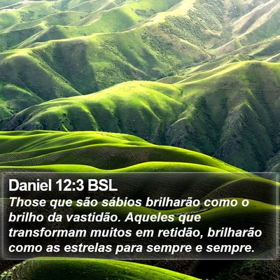 Daniel 12:3 BSL Bible Verse Image