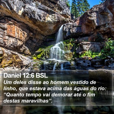 Daniel 12:6 BSL Bible Verse Image