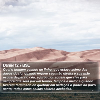 Daniel 12:7 BSL Bible Verse Image