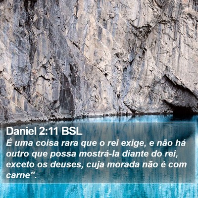 Daniel 2:11 BSL Bible Verse Image