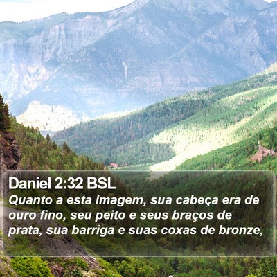 Daniel 2:32 BSL Bible Verse Image