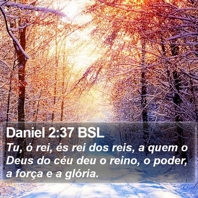 Daniel 2:37 BSL Bible Verse Image
