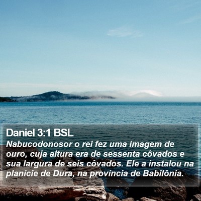 Daniel 3:1 BSL Bible Verse Image