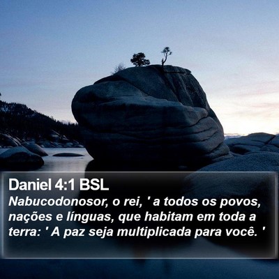 Daniel 4:1 BSL Bible Verse Image