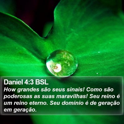 Daniel 4:3 BSL Bible Verse Image
