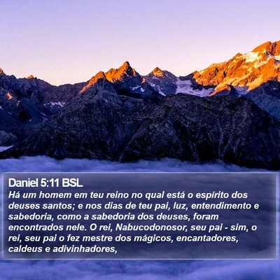 Daniel 5:11 BSL Bible Verse Image