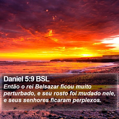 Daniel 5:9 BSL Bible Verse Image