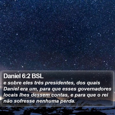 Daniel 6:2 BSL Bible Verse Image
