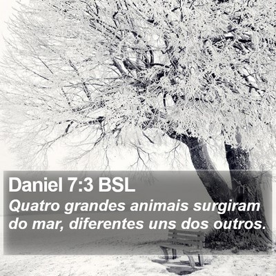 Daniel 7:3 BSL Bible Verse Image