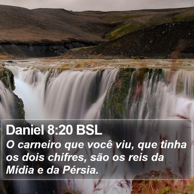 Daniel 8:20 BSL Bible Verse Image