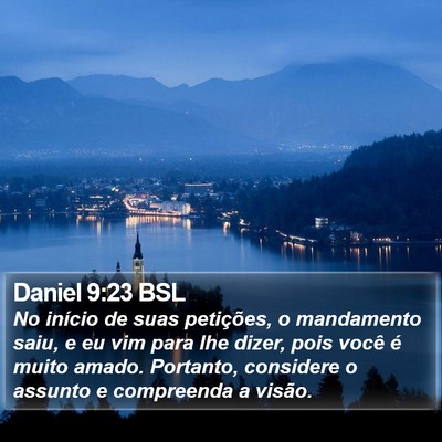 Daniel 9:23 BSL Bible Verse Image