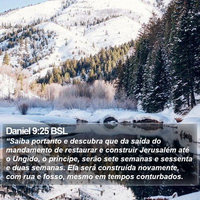 Daniel 9:25 BSL Bible Verse Image