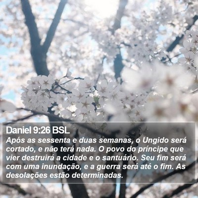 Daniel 9:26 BSL Bible Verse Image