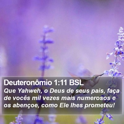 Deuteronômio 1:11 BSL Bible Verse Image