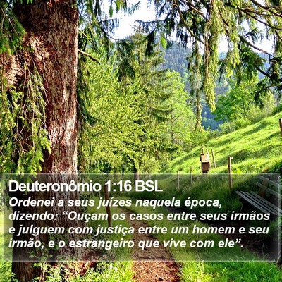 Deuteronômio 1:16 BSL Bible Verse Image