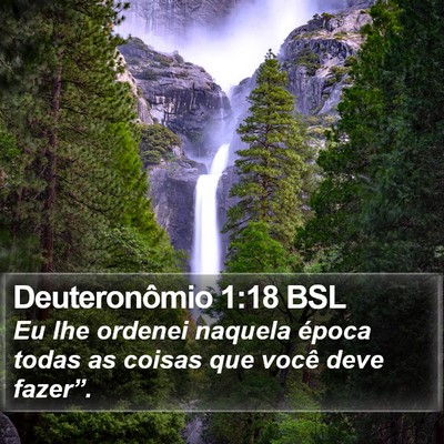 Deuteronômio 1:18 BSL Bible Verse Image