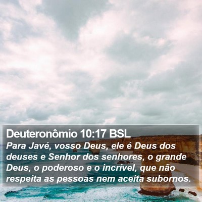 Deuteronômio 10:17 BSL Bible Verse Image